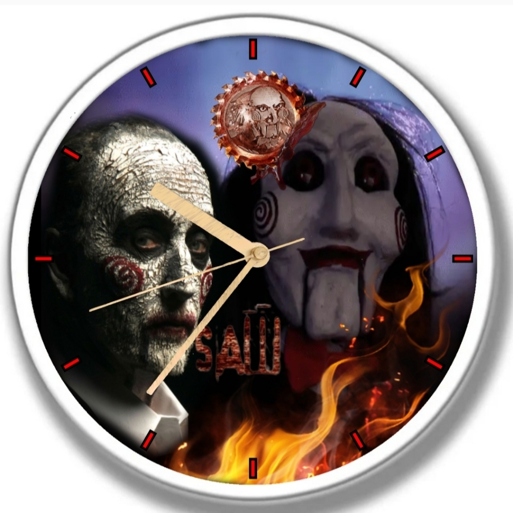 Saw led clock